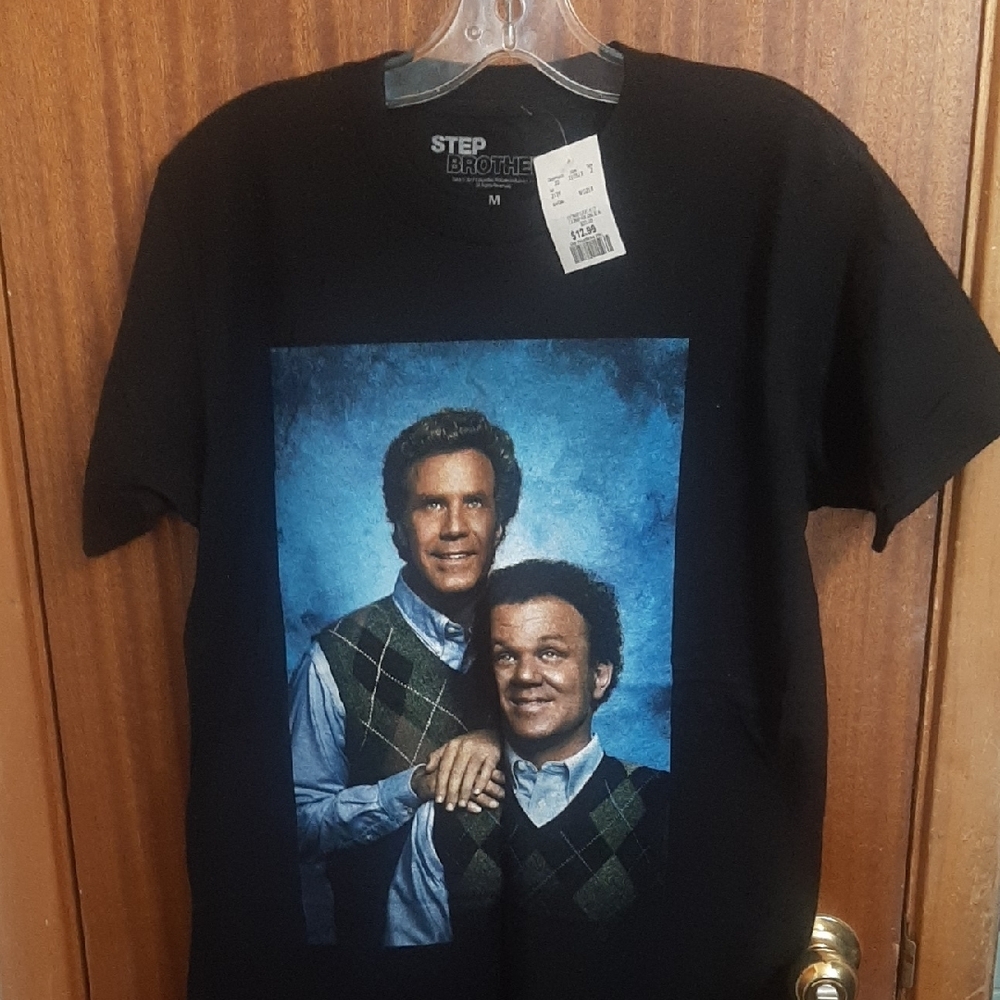 Step Brothers Black Graphic T-Shirt SZ Medium